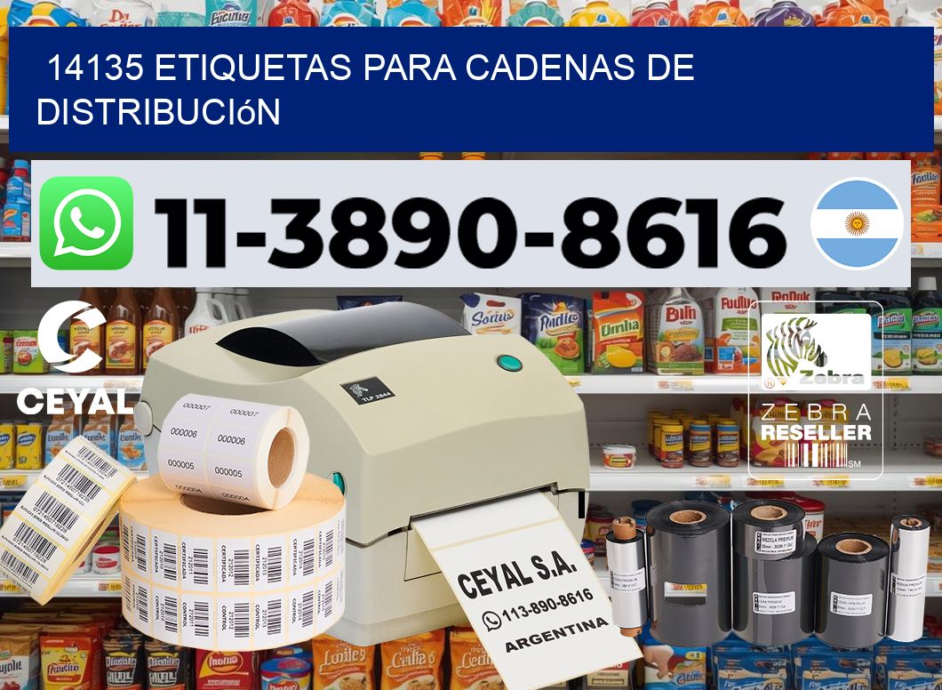 14135 Etiquetas para cadenas de distribución