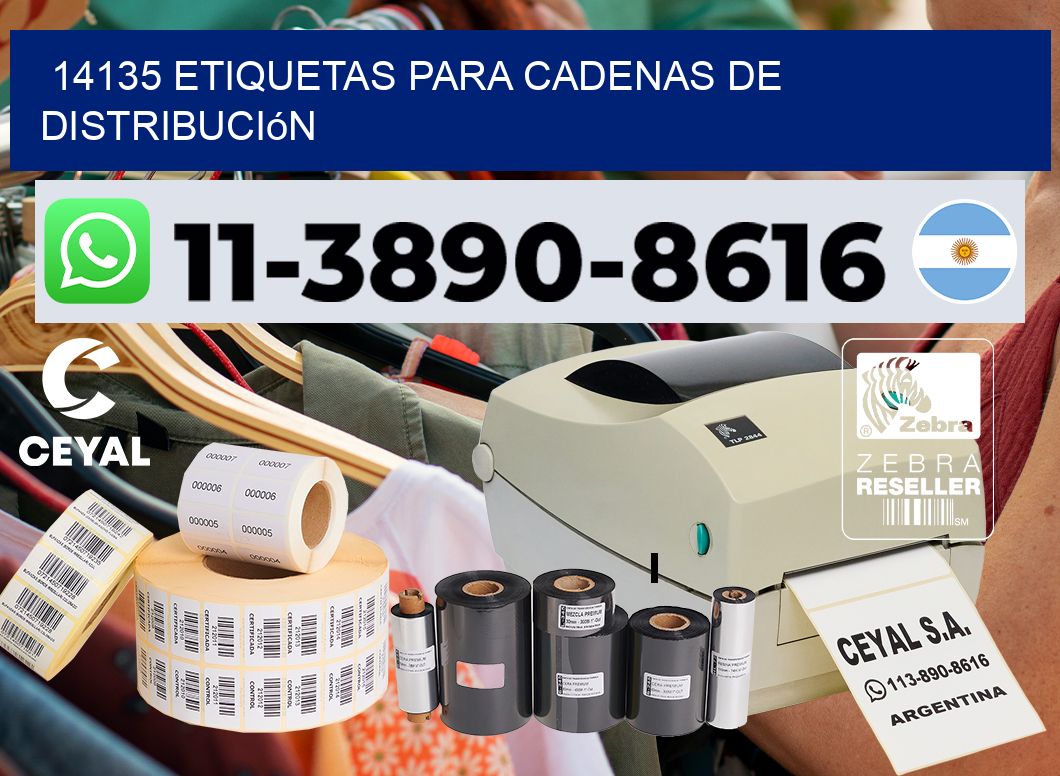 14135 Etiquetas para cadenas de distribución