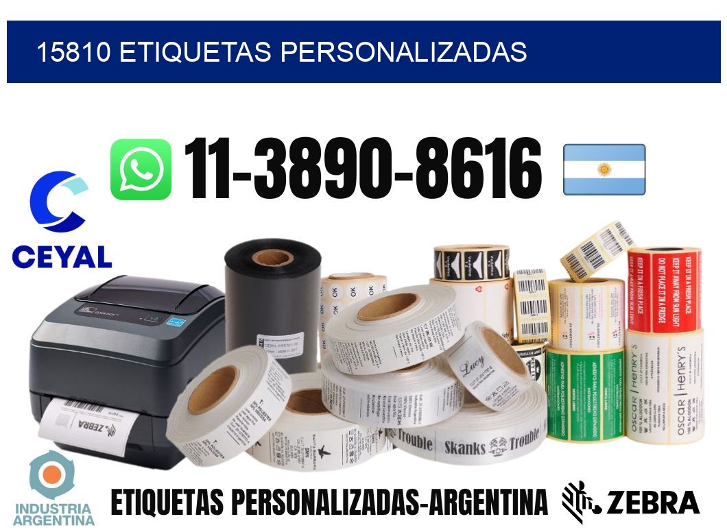 15810 etiquetas personalizadas