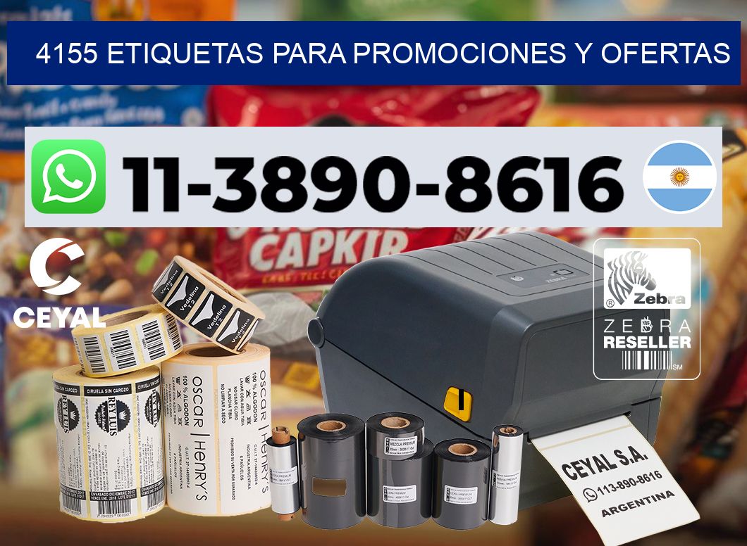 4155 Etiquetas para promociones y ofertas
