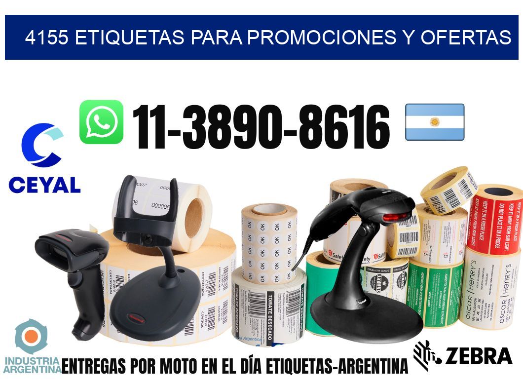 4155 Etiquetas para promociones y ofertas