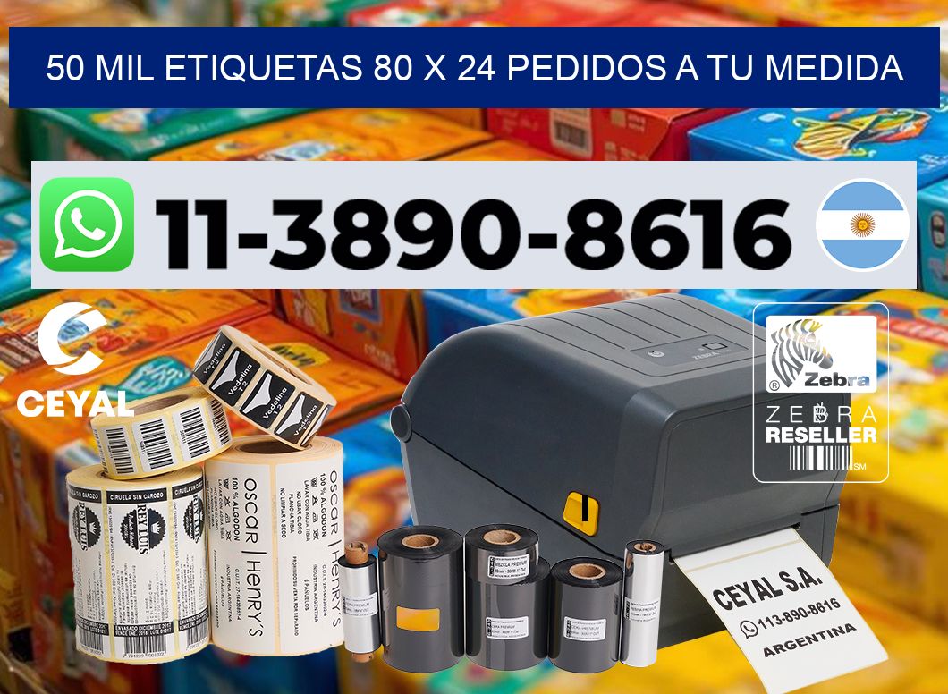 50 mil etiquetas 80 x 24 Pedidos a tu medida