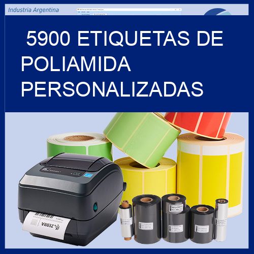 5900 Etiquetas de poliamida personalizadas