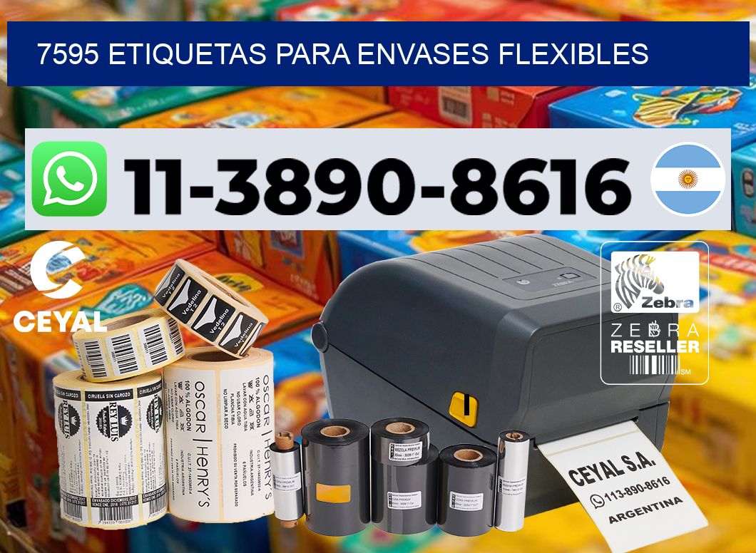 7595 Etiquetas para envases flexibles