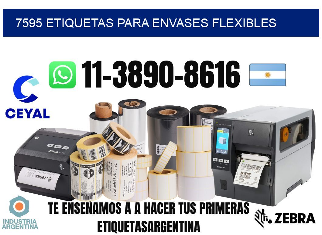 7595 Etiquetas para envases flexibles