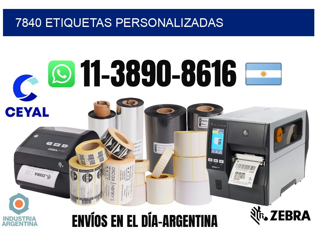 7840 etiquetas personalizadas