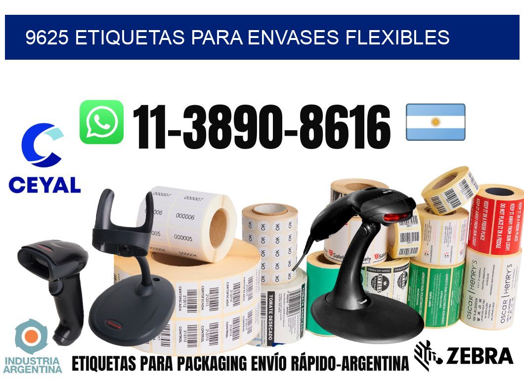 9625 Etiquetas para envases flexibles