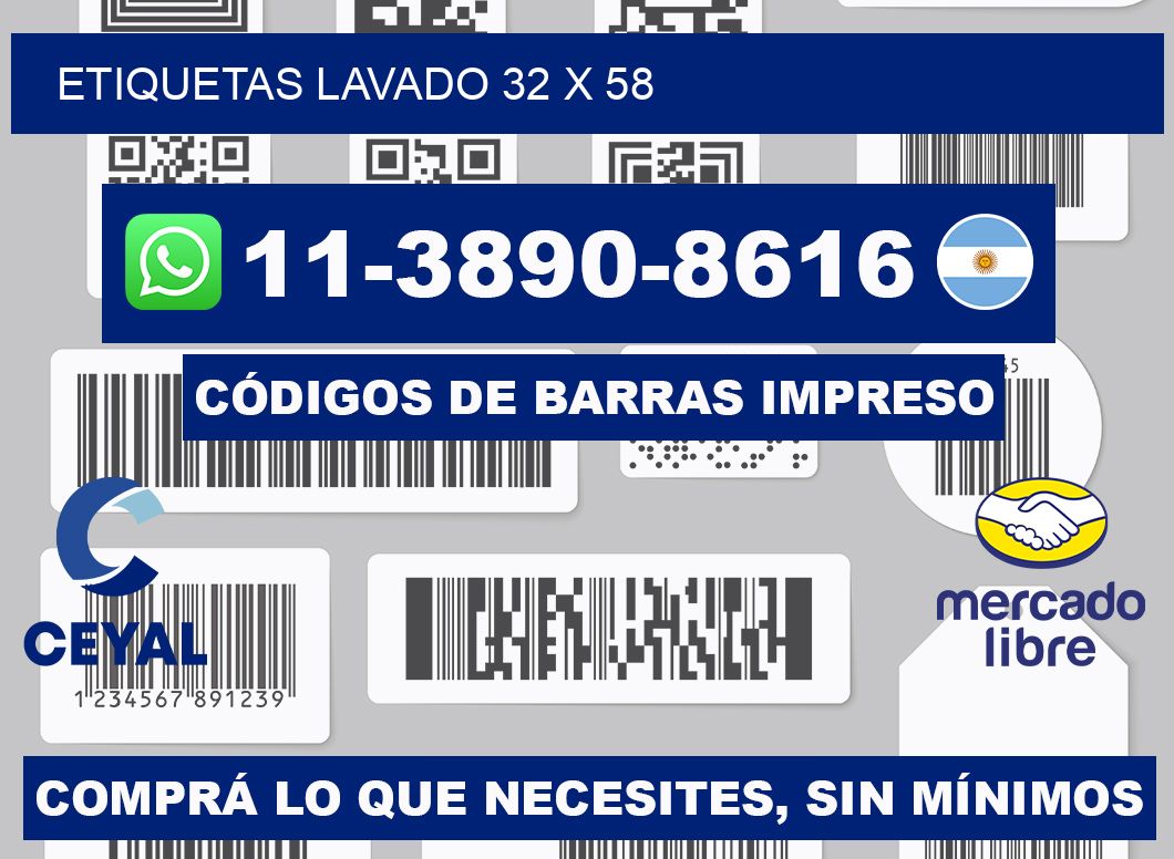 ETIQUETAS LAVADO 32 x 58