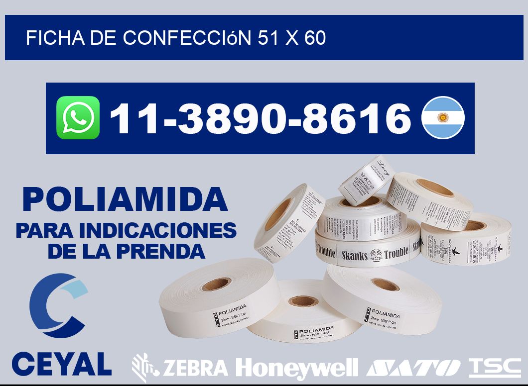 Ficha de confección 51 x 60
