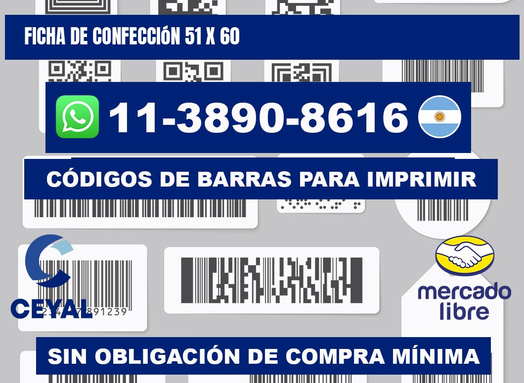 Ficha de confección 51 x 60