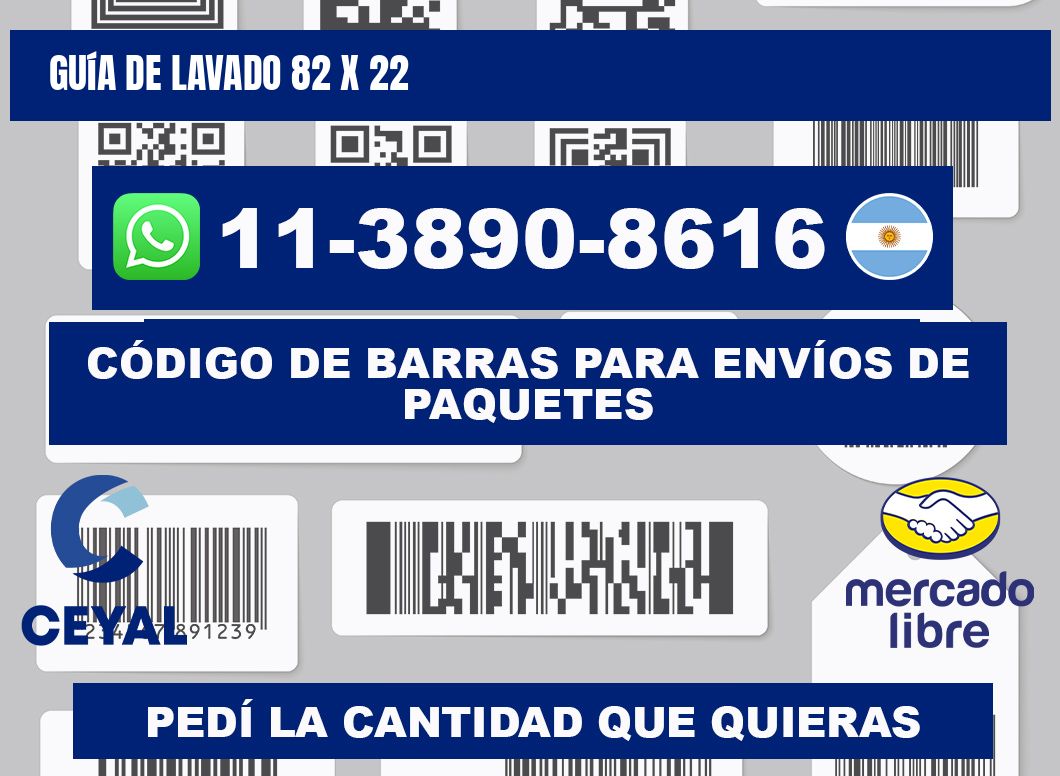 Guía de lavado 82 x 22