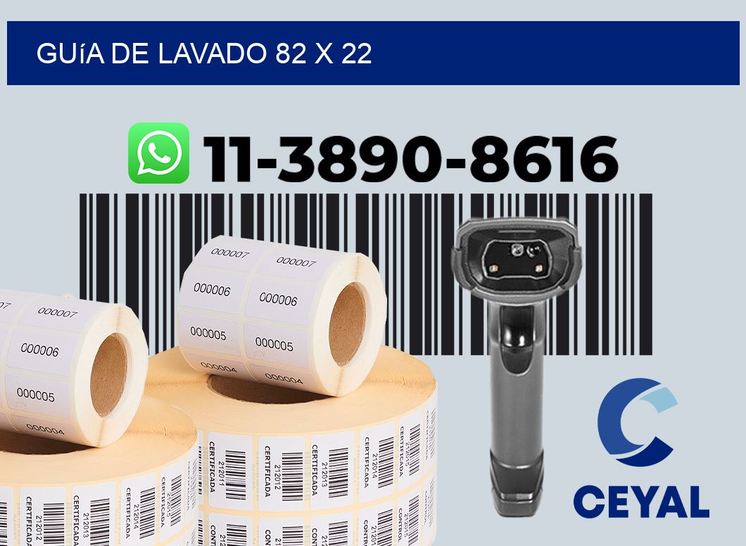 Guía de lavado 82 x 22