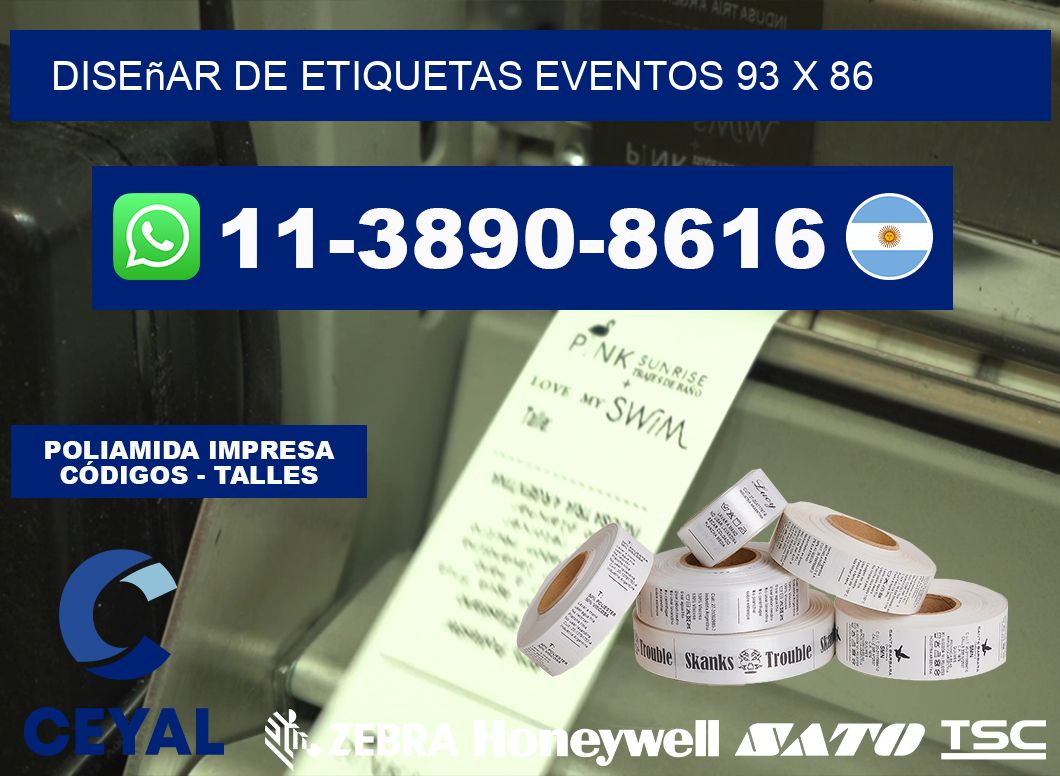 diseñar de etiquetas eventos 93 x 86