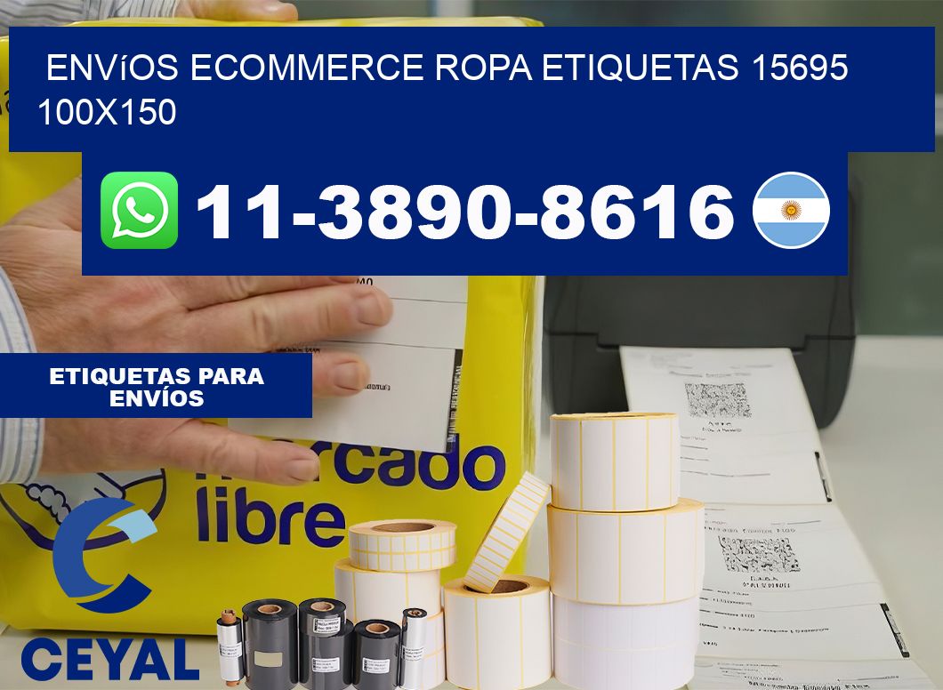 Envíos Ecommerce ropa etiquetas 15695 100×150