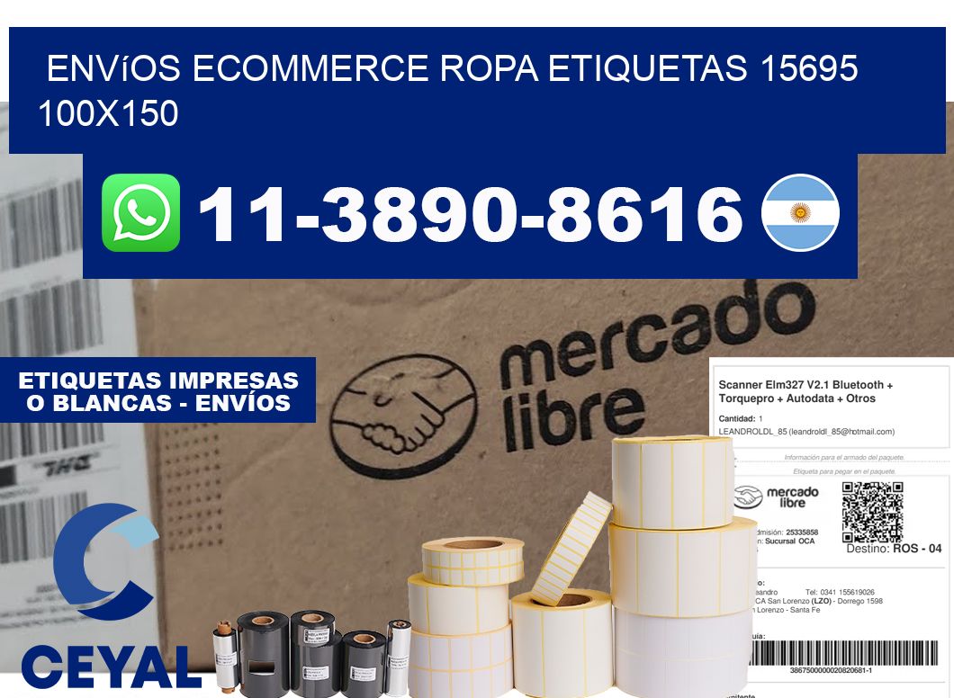Envíos Ecommerce ropa etiquetas 15695 100x150