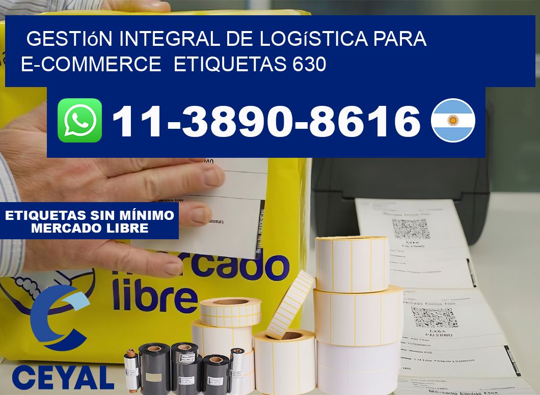 Gestión integral de logística para e-commerce  etiquetas 630