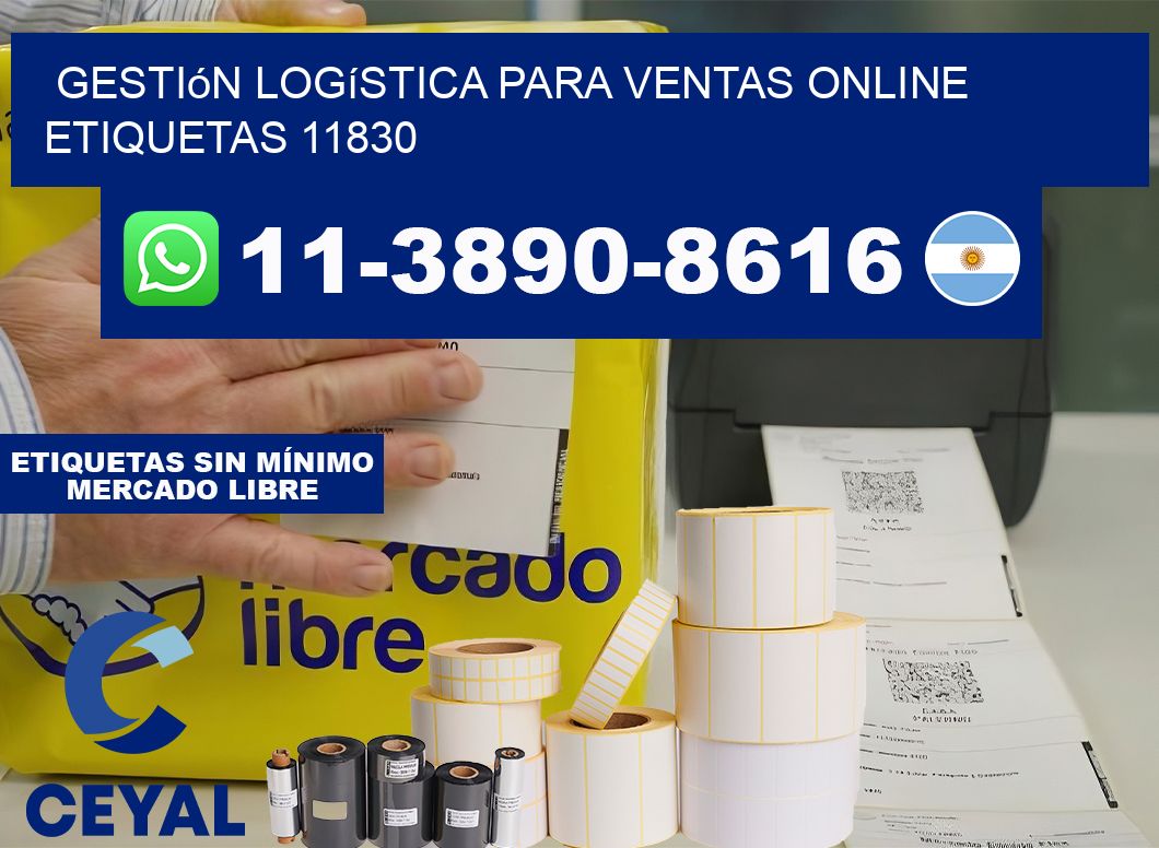 Gestión logística para ventas online  etiquetas 11830