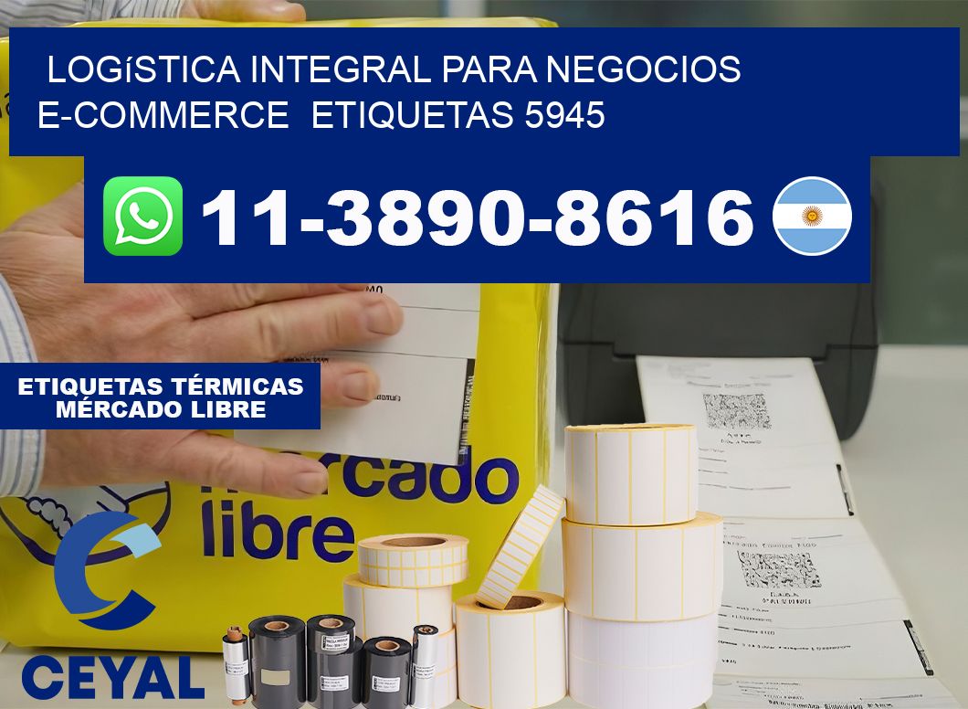 Logística integral para negocios e-commerce  etiquetas 5945