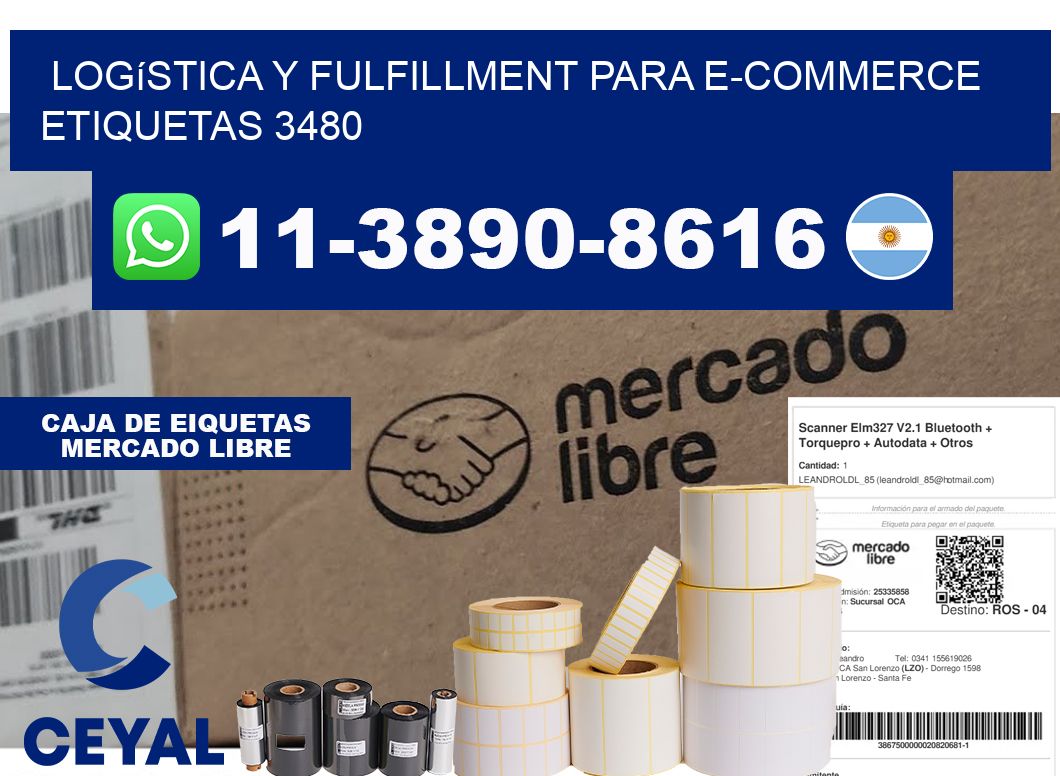 Logística y fulfillment para e-commerce  etiquetas 3480