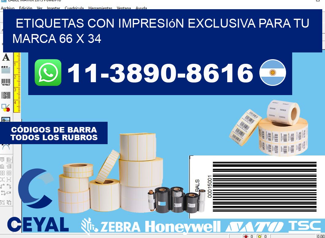 etiquetas con impresión exclusiva para tu marca 66 x 34