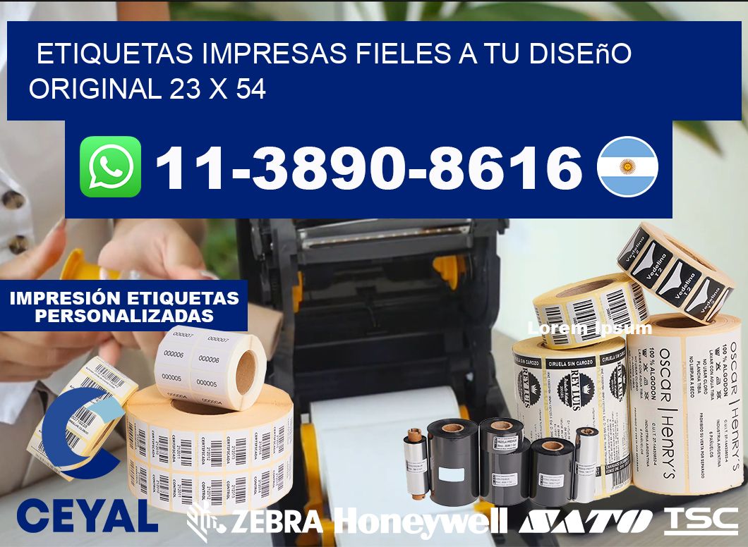 etiquetas impresas fieles a tu diseño original 23 x 54