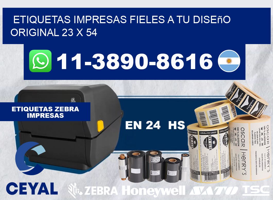 etiquetas impresas fieles a tu diseño original 23 x 54