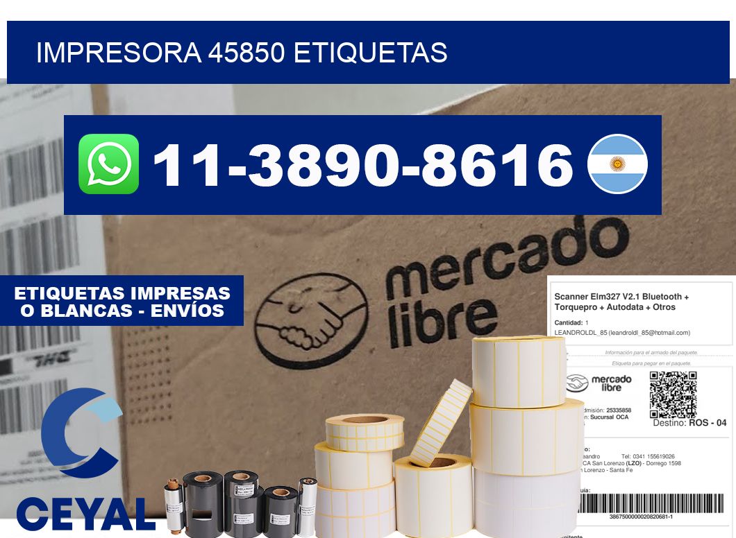 impresora 45850 etiquetas