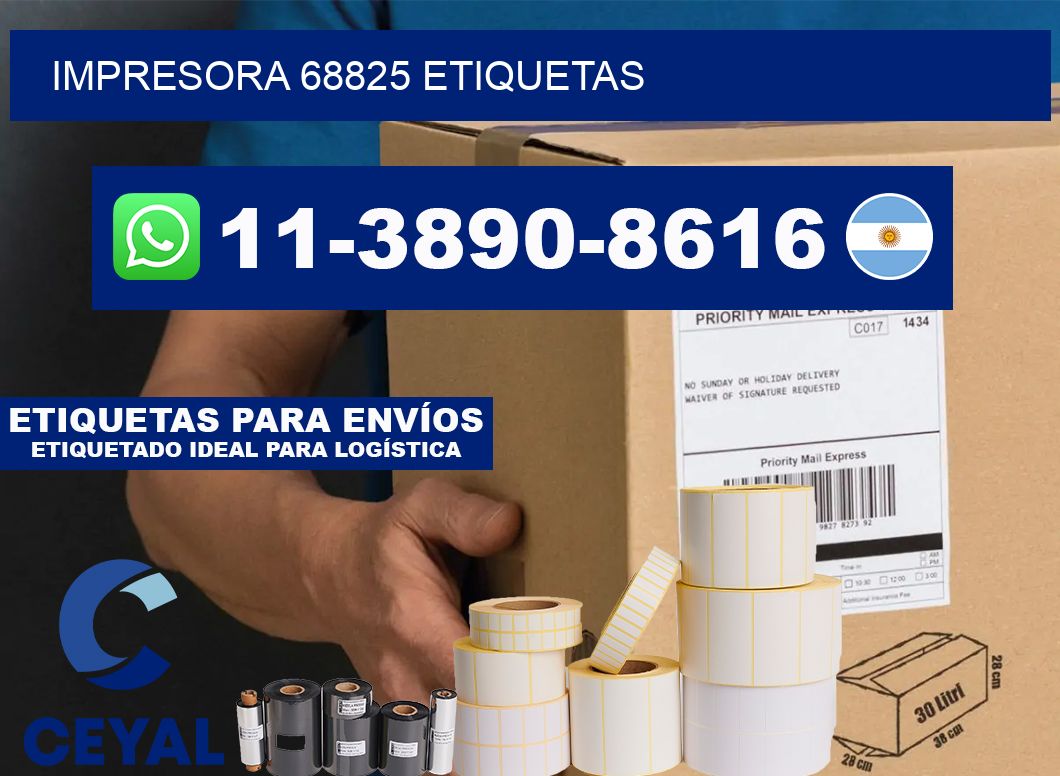 impresora 68825 etiquetas