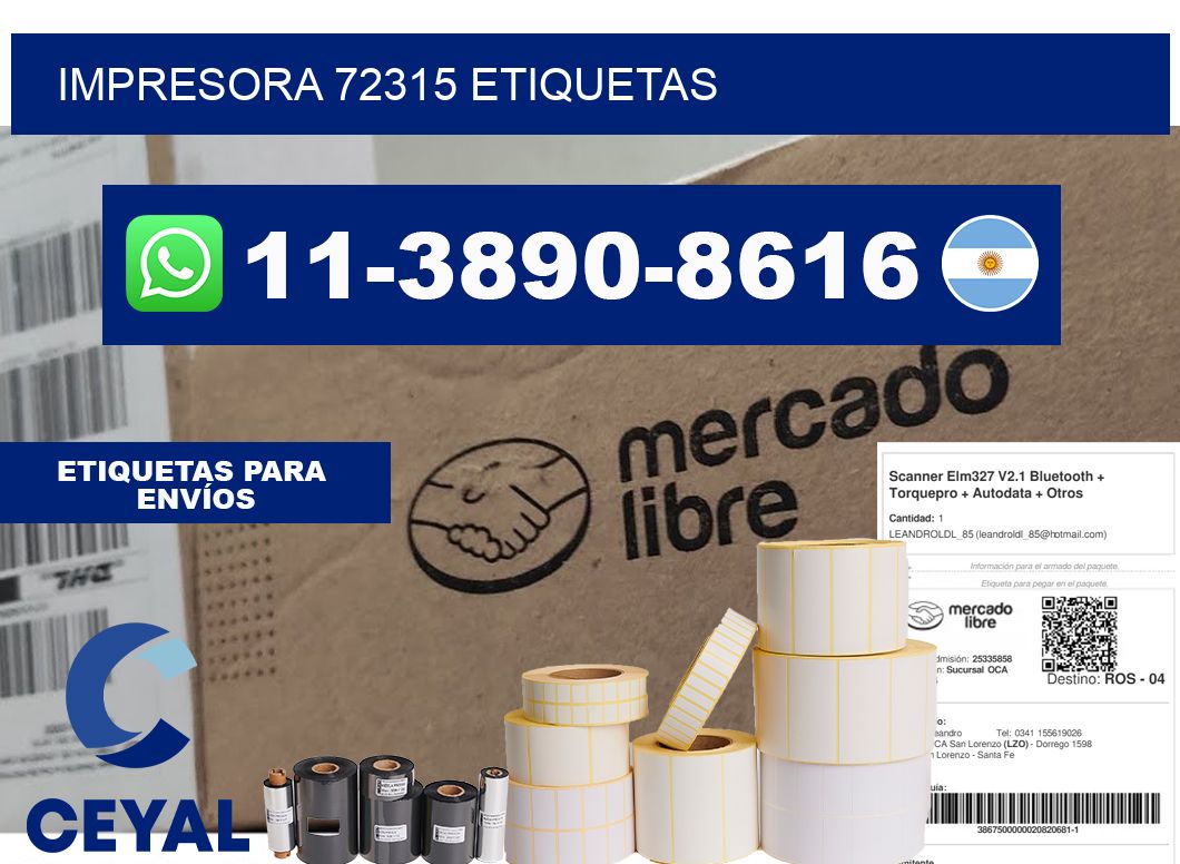 impresora 72315 etiquetas