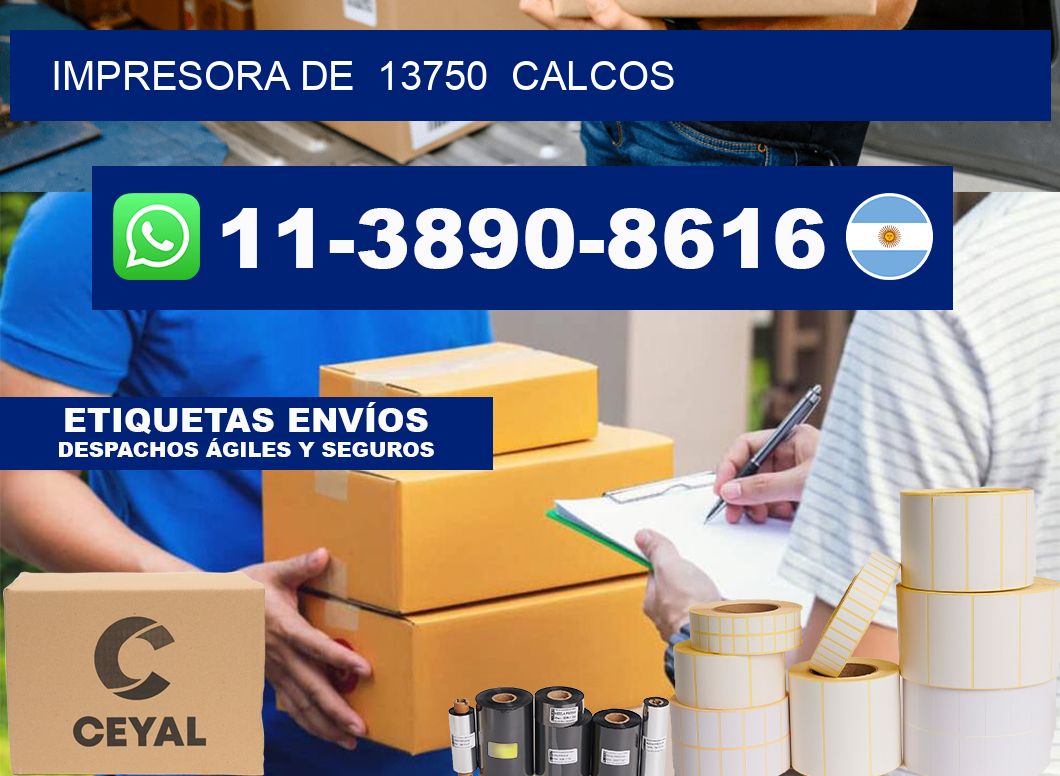 impresora de  13750  calcos