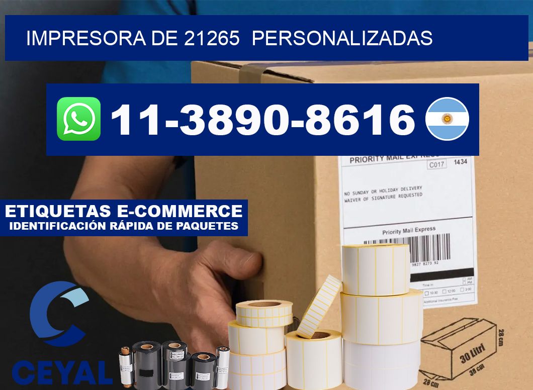 impresora de 21265  personalizadas