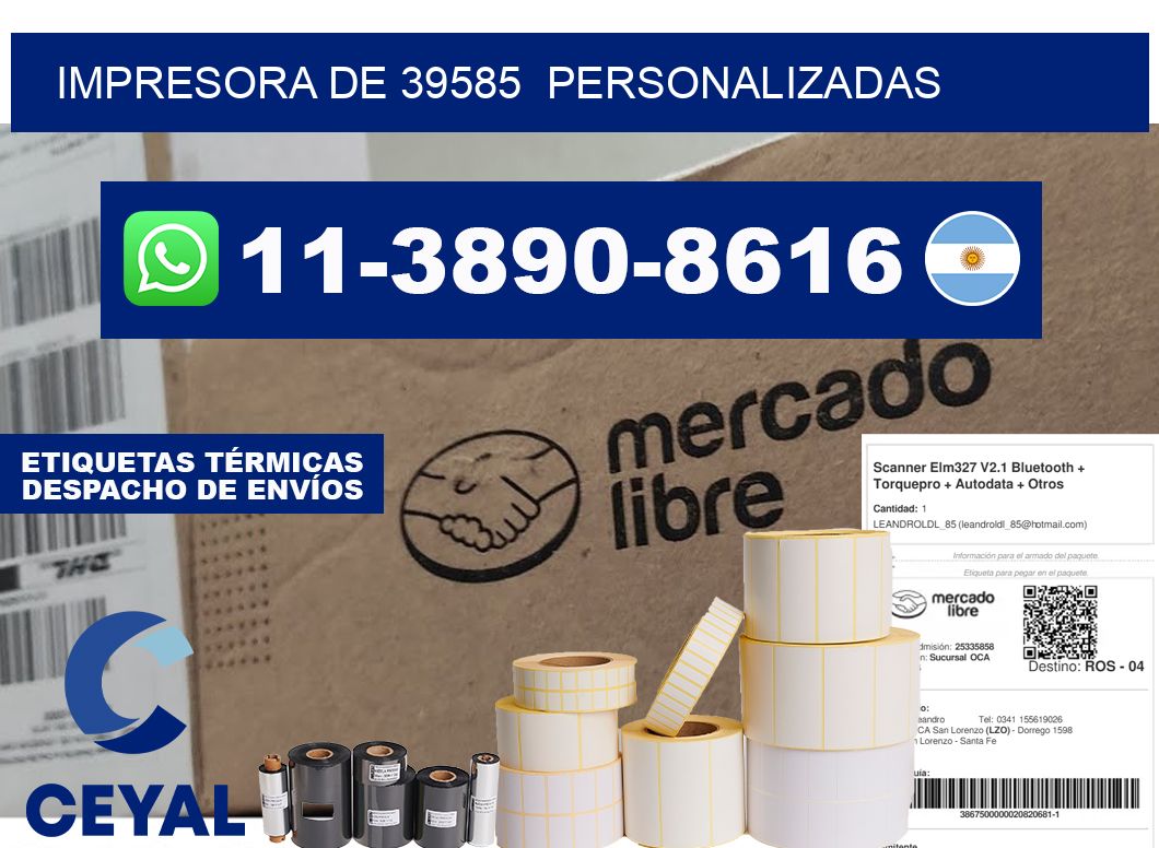 impresora de 39585 personalizadas