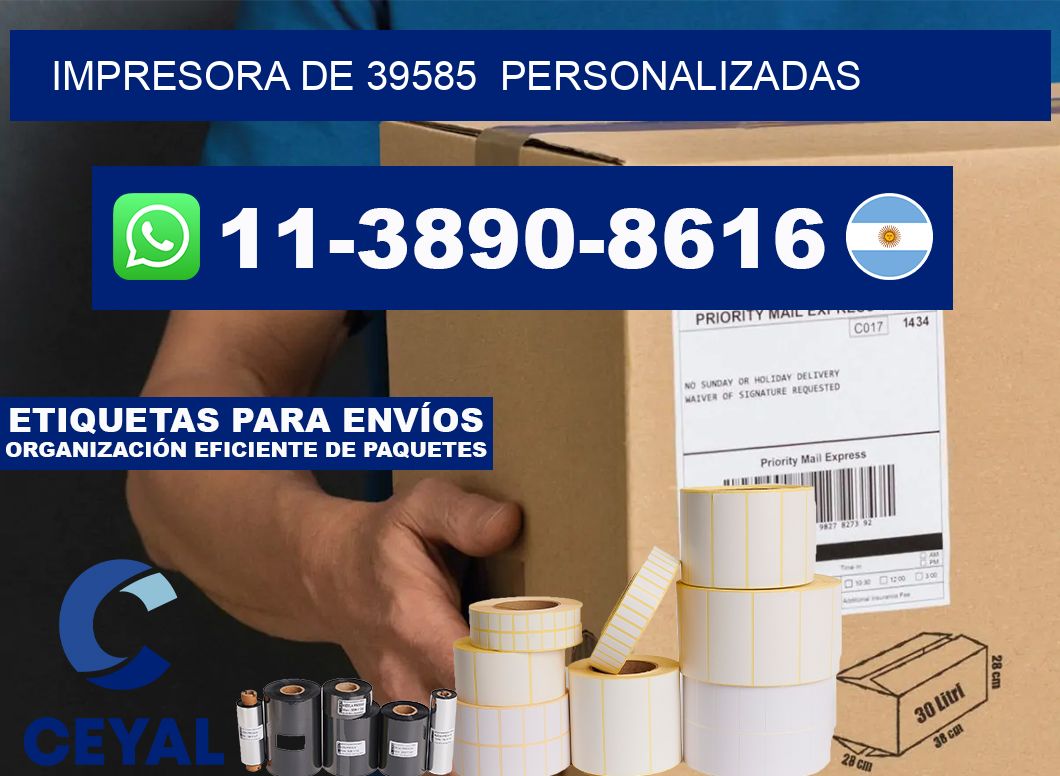 impresora de 39585 personalizadas