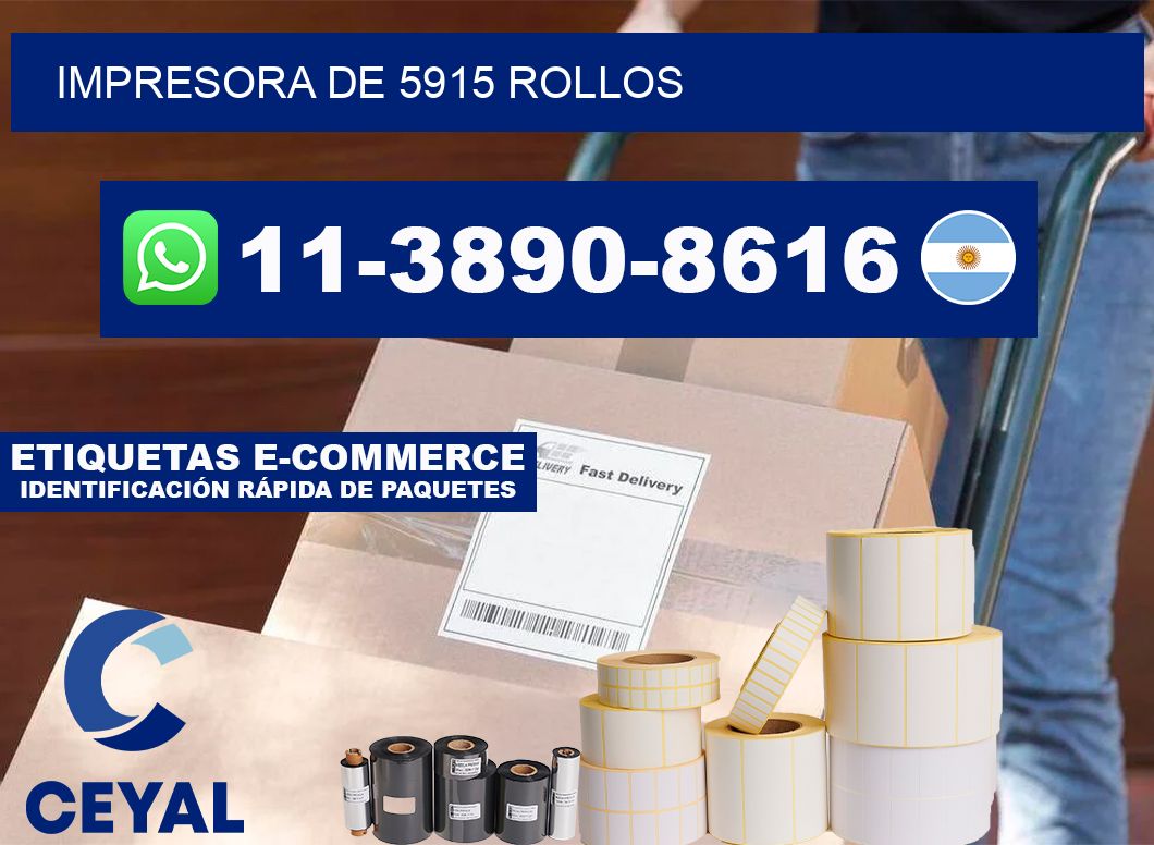 impresora de 5915 rollos