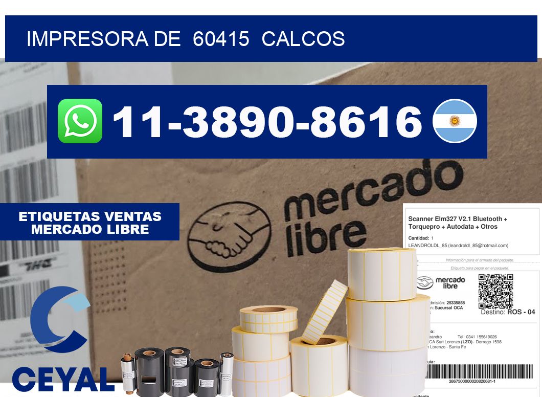 impresora de 60415 calcos