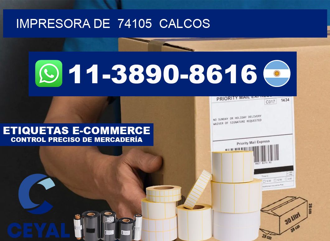 impresora de  74105  calcos