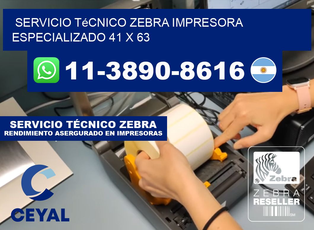 Servicio Técnico Zebra Impresora Especializado 41 x 63