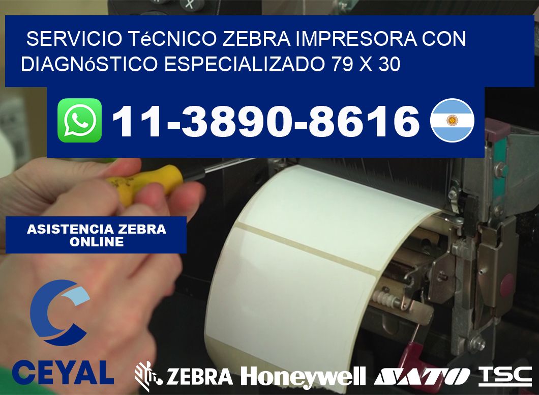 Servicio Técnico Zebra Impresora con Diagnóstico Especializado 79 x 30