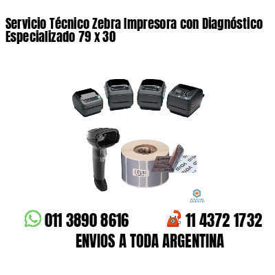 Servicio Técnico Zebra Impresora con Diagnóstico Especializado 79 x 30