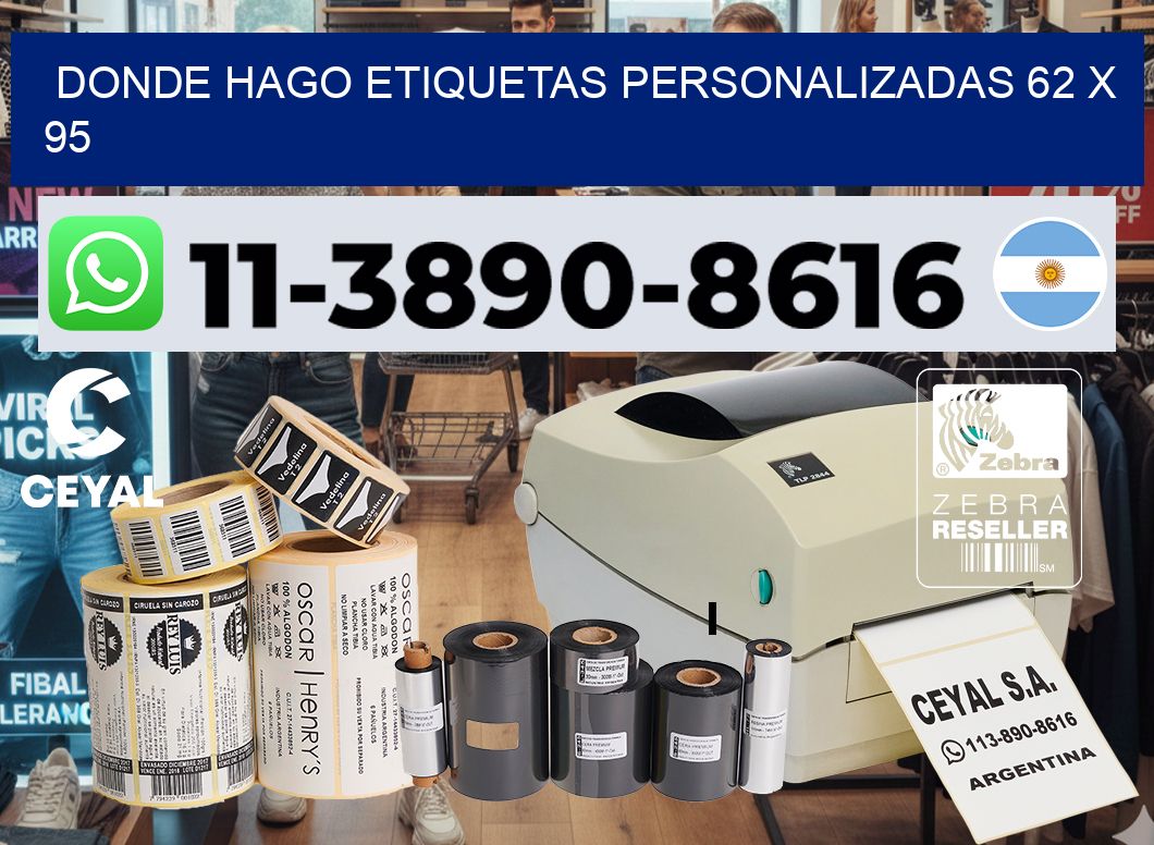 donde hago etiquetas personalizadas 62 x 95