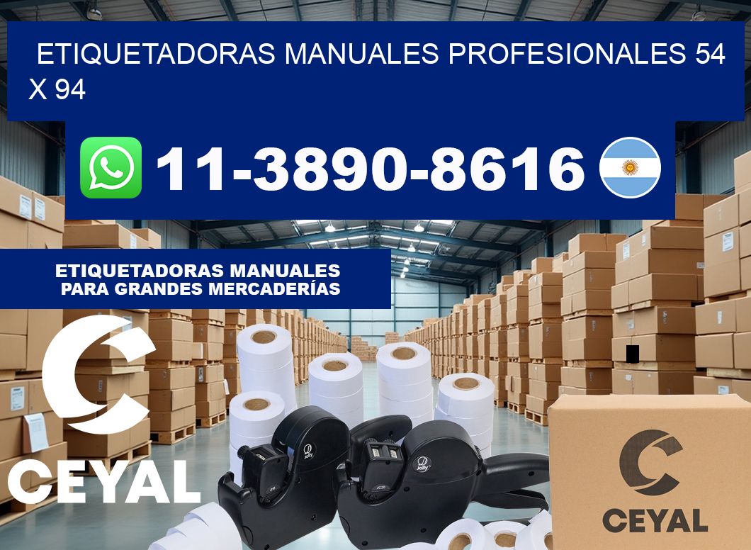 etiquetadoras manuales profesionales 54 x 94