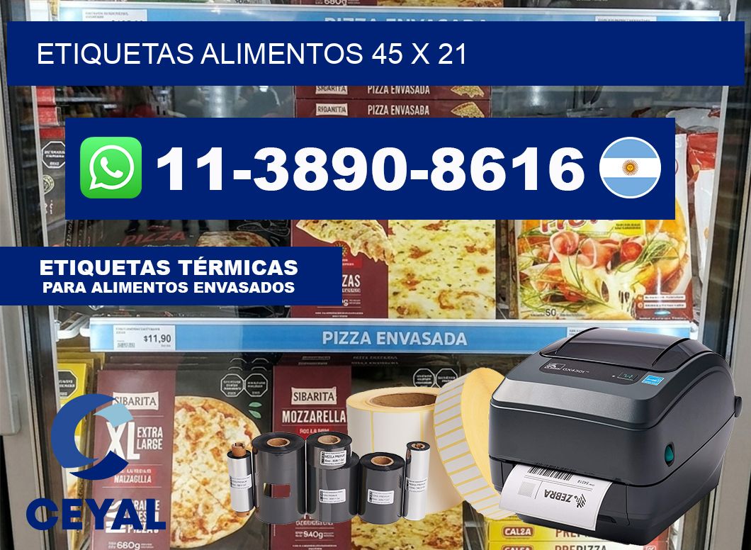 etiquetas alimentos 45 x 21