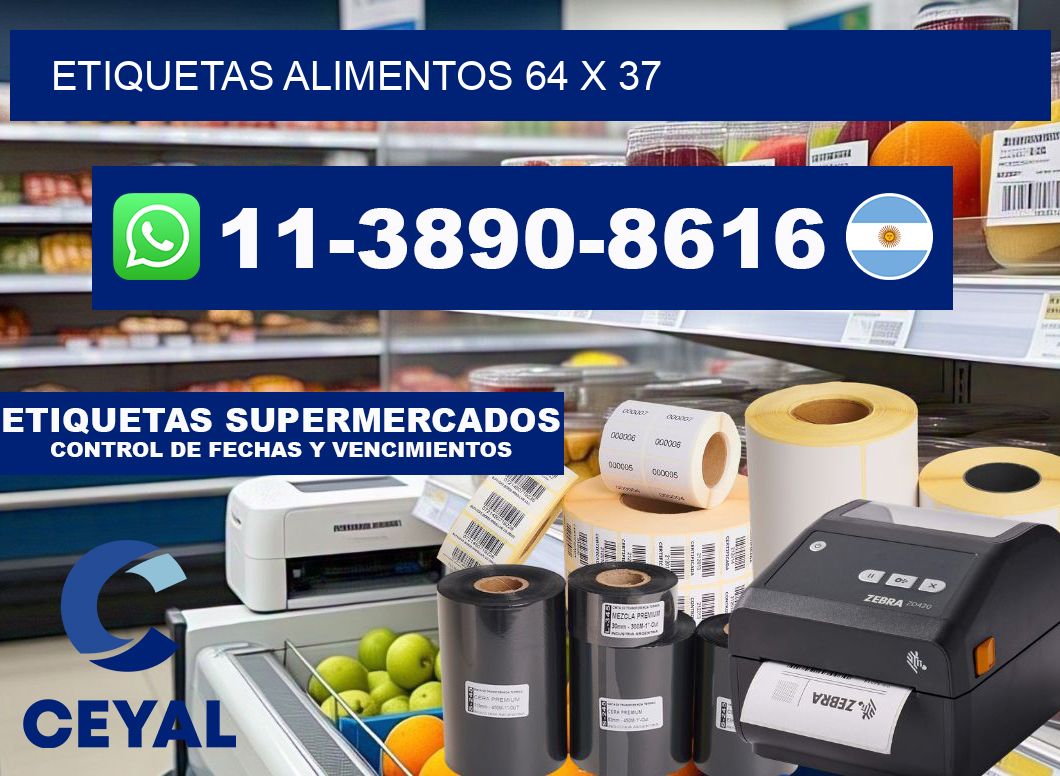 etiquetas alimentos 64 x 37