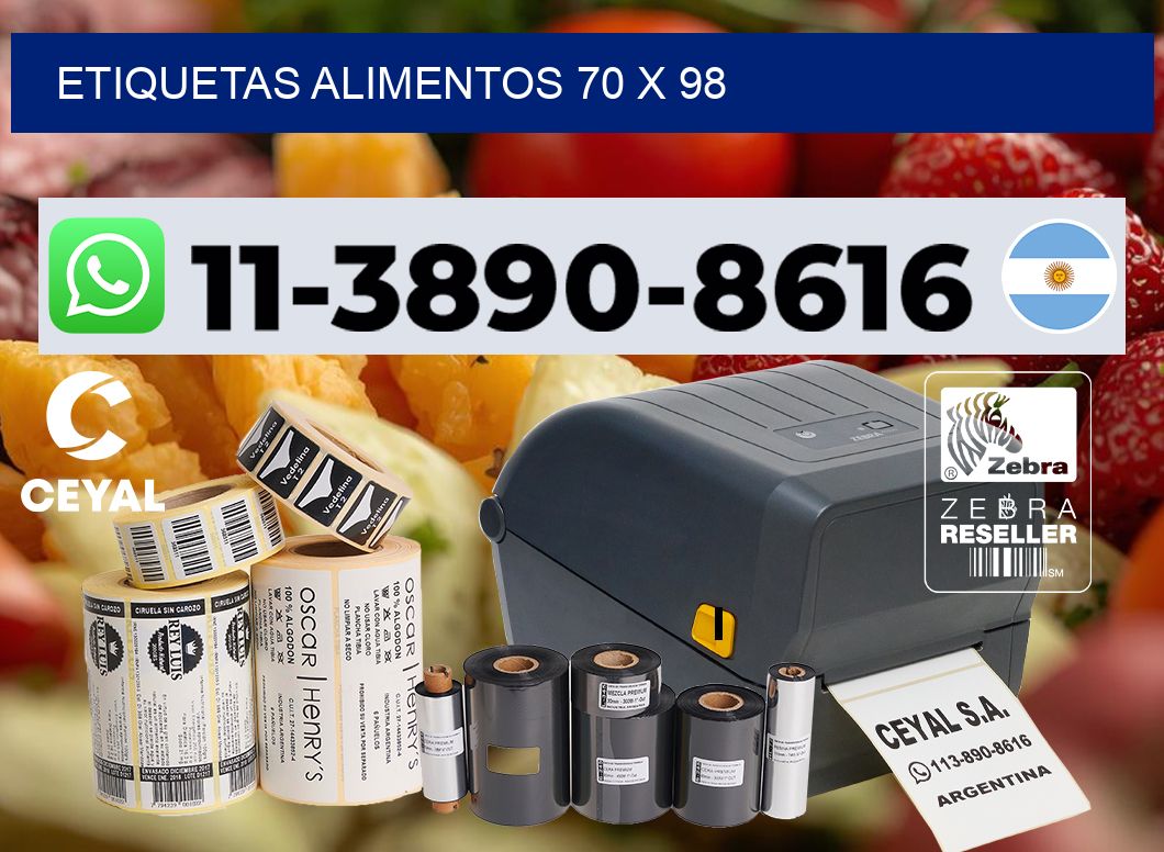 etiquetas alimentos 70 x 98