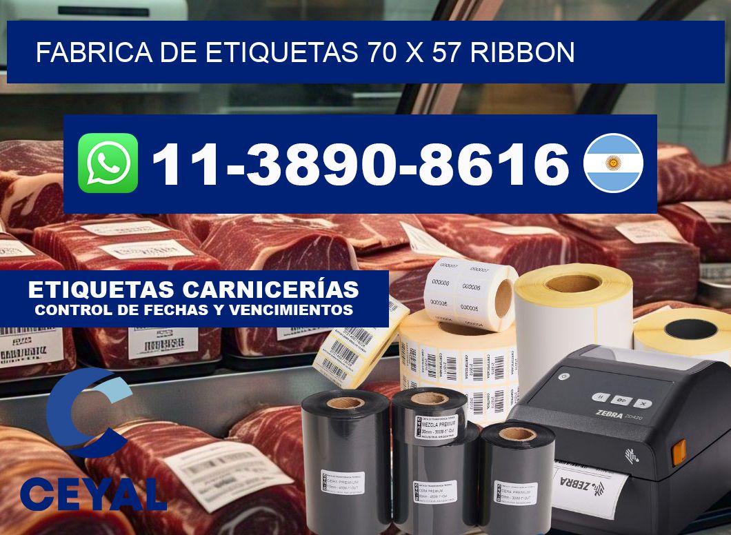 fabrica de etiquetas 70 x 57 ribbon