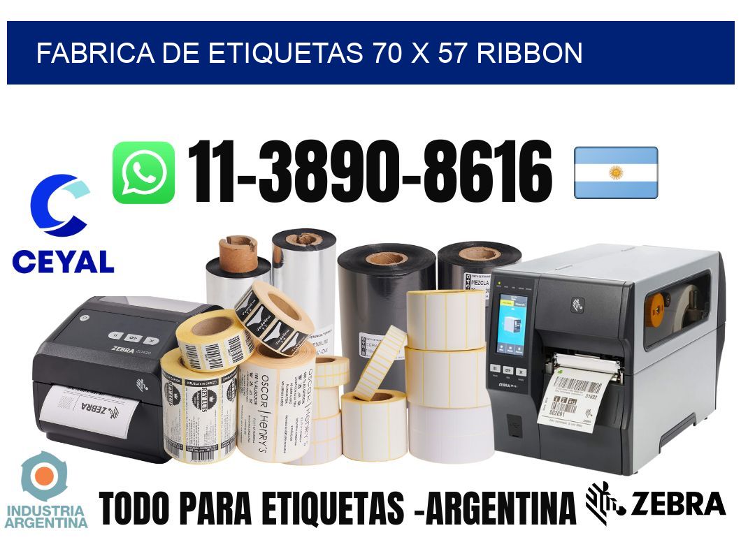 fabrica de etiquetas 70 x 57 ribbon