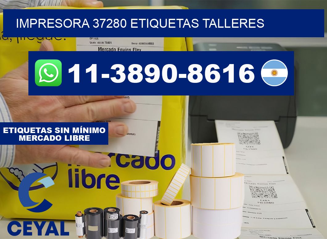 impresora 37280 etiquetas talleres