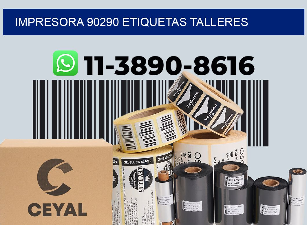impresora 90290 etiquetas talleres