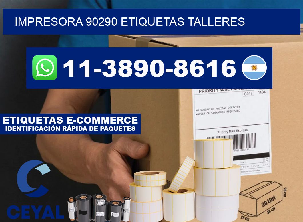 impresora 90290 etiquetas talleres