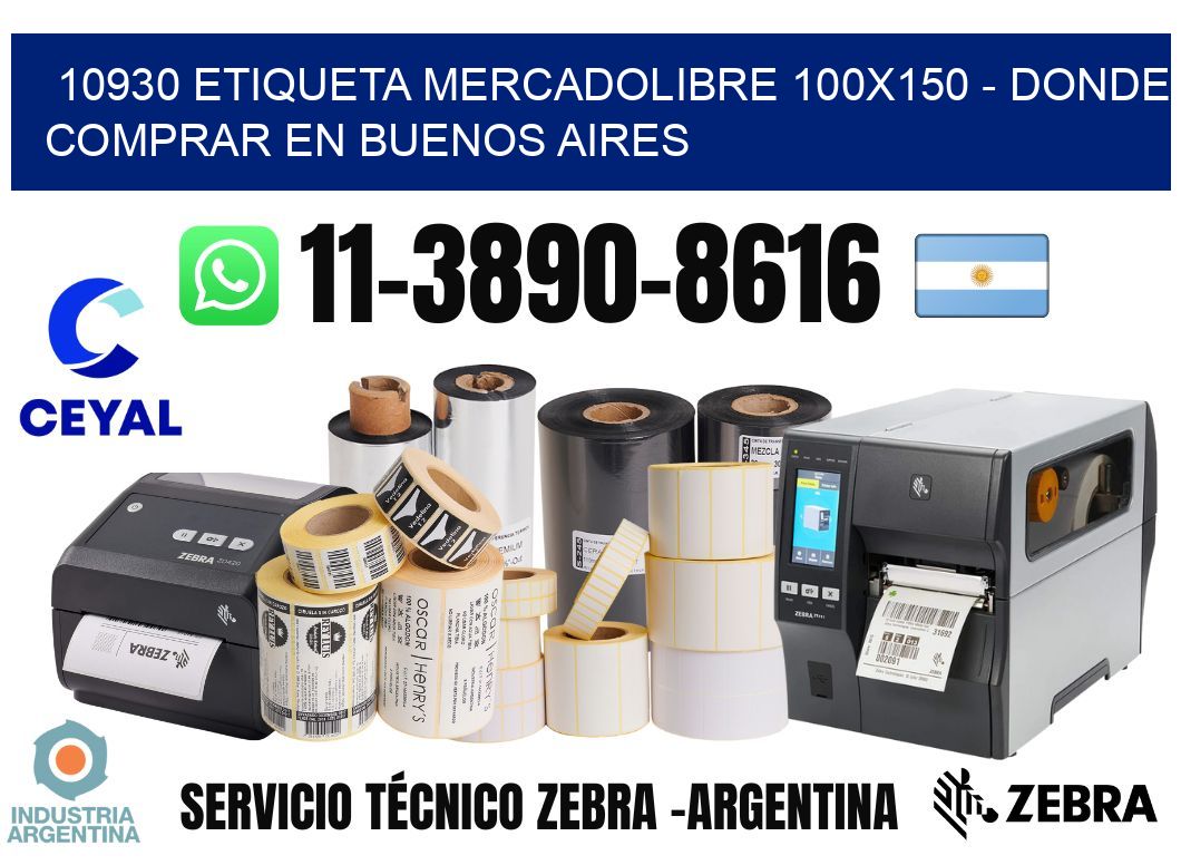 10930 etiqueta MercadoLibre 100x150 - Donde Comprar en Buenos Aires